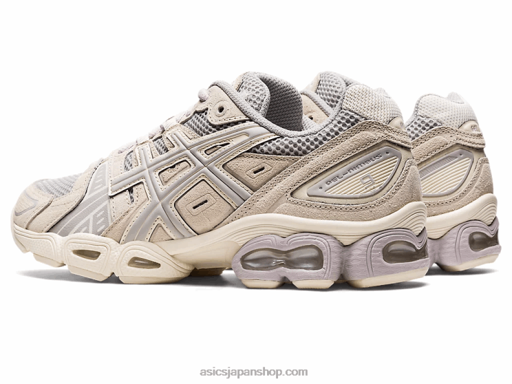 ゲルニンバス 9 L20V2704Asics オイスターグレー/バーチ