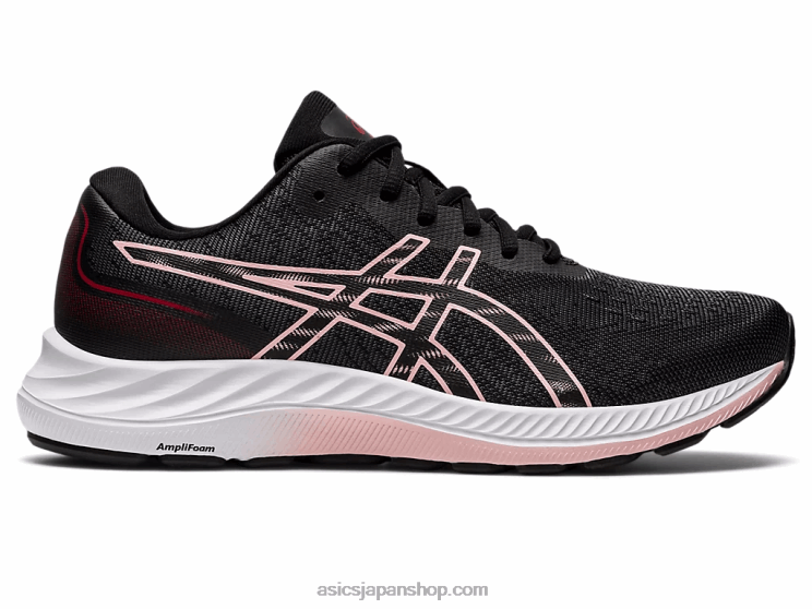 ゲルエキサイト9 L20V2856Asics ブラック/フロストローズ