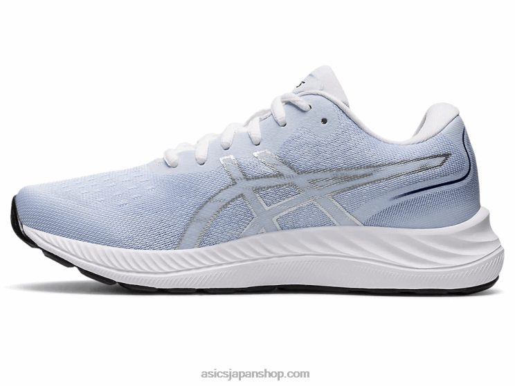ゲルエキサイト9 L20V3109Asics ホワイト/ピュアシルバー