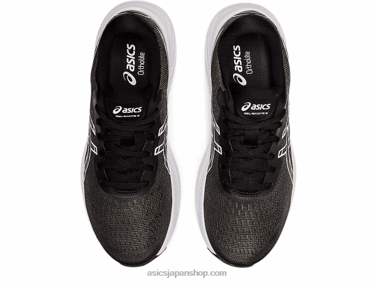 ゲルエキサイト9 L20V3235Asics 黒、白