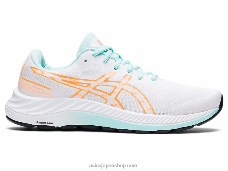 ゲルエキサイト9 L20V3243Asics ホワイト/オレンジポップ
