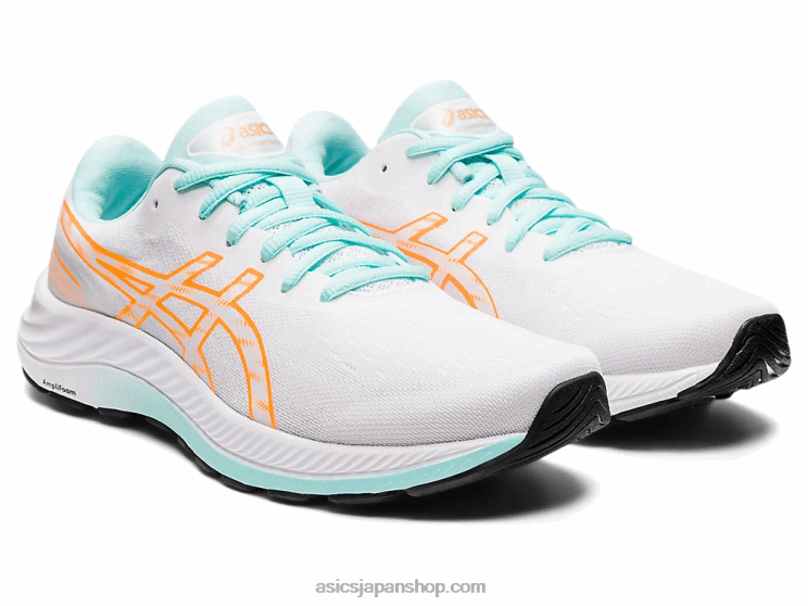 ゲルエキサイト9 L20V3243Asics ホワイト/オレンジポップ