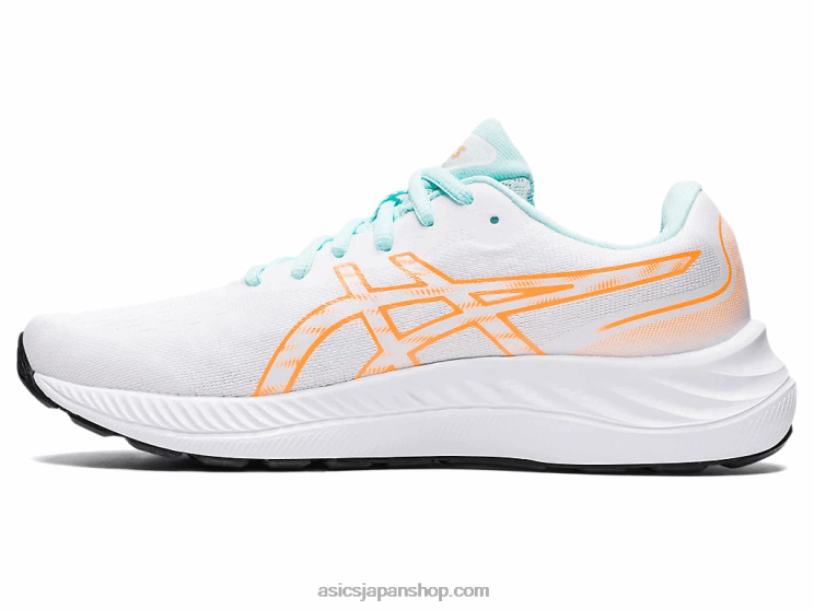 ゲルエキサイト9 L20V3243Asics ホワイト/オレンジポップ