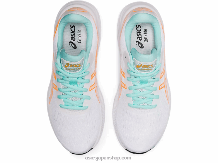 ゲルエキサイト9 L20V3243Asics ホワイト/オレンジポップ