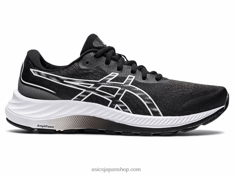 ゲルエキサイト9ワイド L20V3244Asics 黒、白