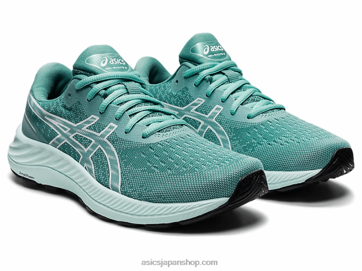 ゲルエキサイト9 L20V3250Asics オアシスグリーン/ホワイト