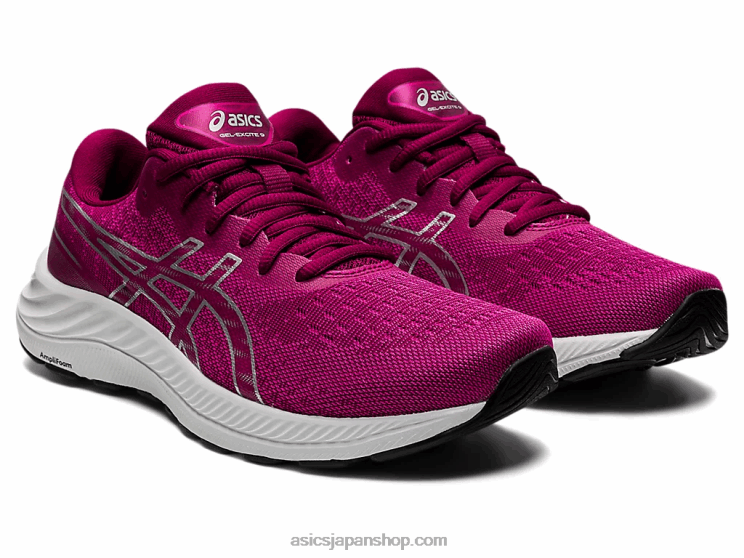 ゲルエキサイト9 L20V3257Asics フューシャレッド/ピュアシルバー