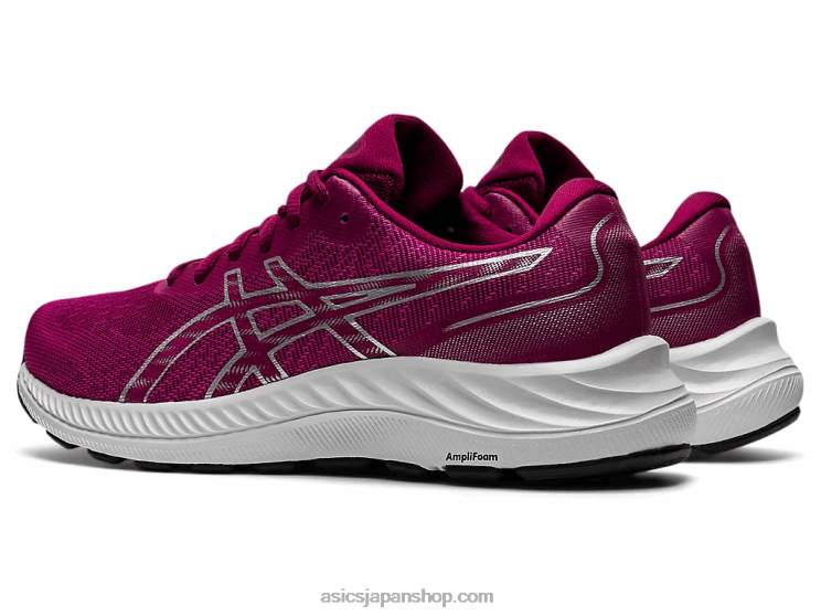 ゲルエキサイト9 L20V3257Asics フューシャレッド/ピュアシルバー