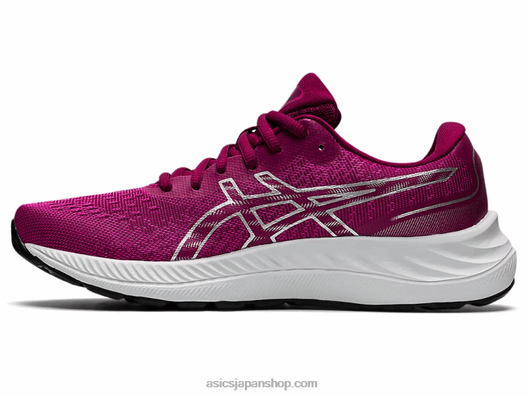 ゲルエキサイト9 L20V3257Asics フューシャレッド/ピュアシルバー
