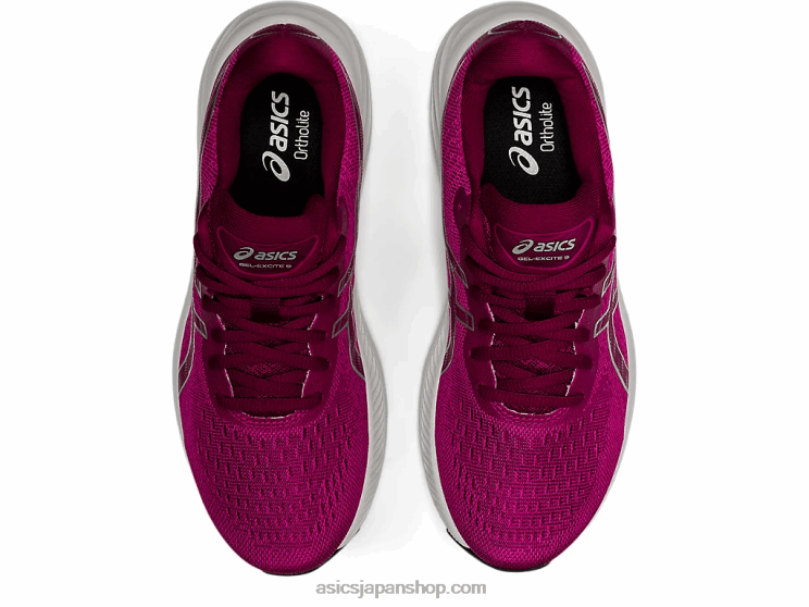 ゲルエキサイト9 L20V3257Asics フューシャレッド/ピュアシルバー
