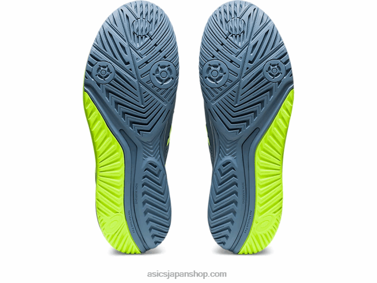 ゲル解像度 9 ワイド L20V364Asics スチールブルー/ハザードグリーン