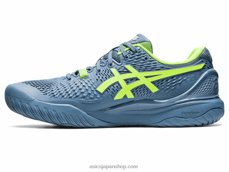 ゲル解像度 9 L20V366Asics スチールブルー/ハザードグリーン