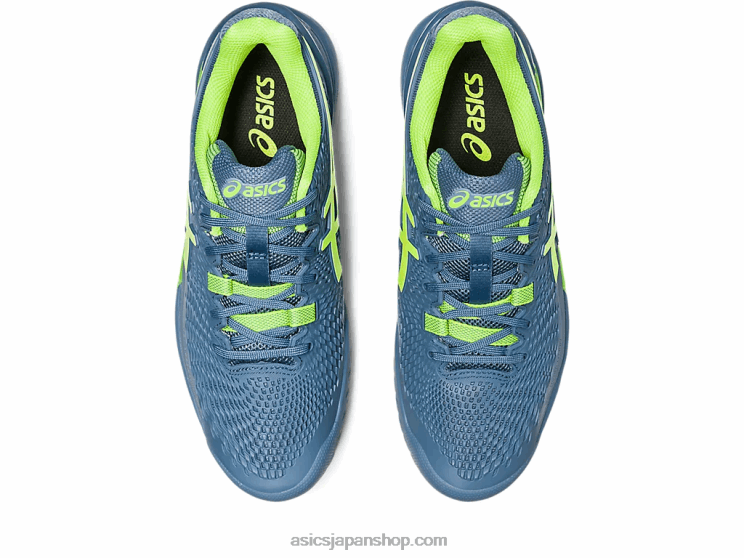 ゲル解像度 9 L20V366Asics スチールブルー/ハザードグリーン