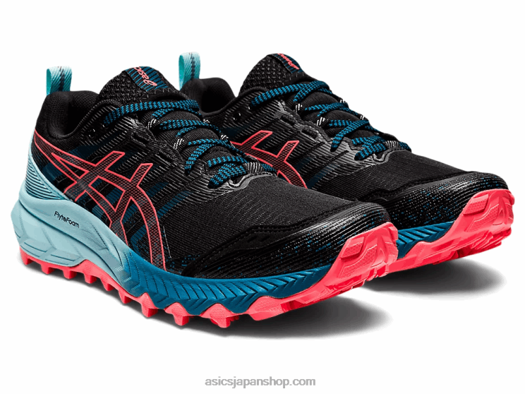 ゲルトラブコ 9 L20V3888Asics ブラック/ブレイジングコーラル