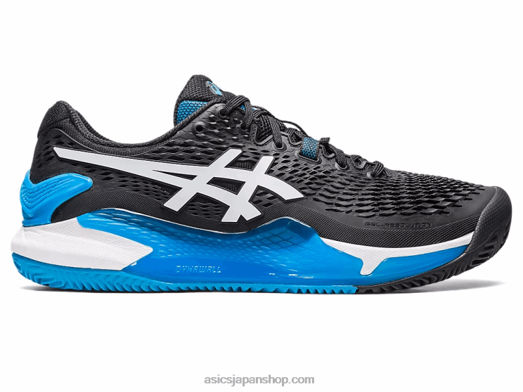 ゲル解像度 9 クレイ L20V405Asics 黒、白