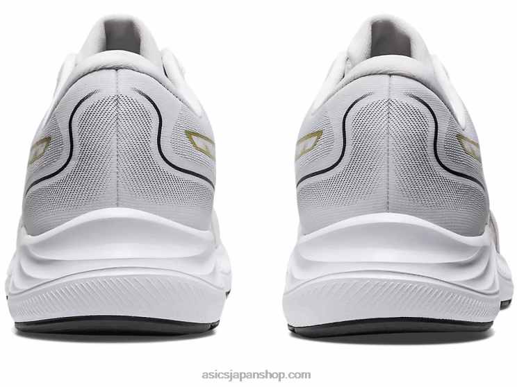 ゲルエキサイト9 L20V414Asics ホワイト/オリーブオイル