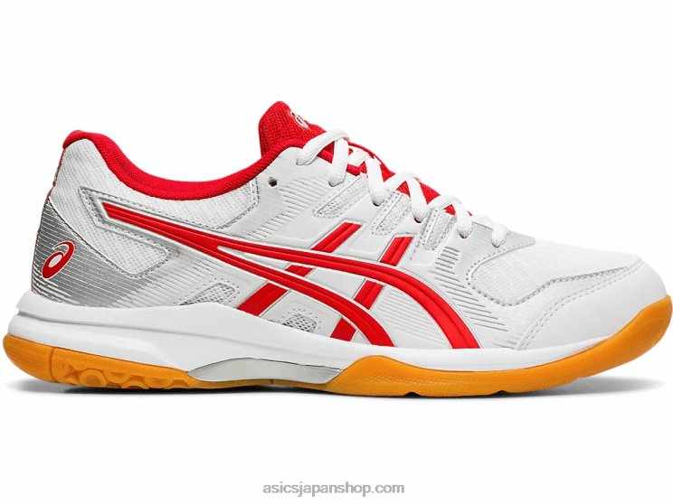 ゲルロケット9 L20V4202Asics ホワイト/クラシックレッド