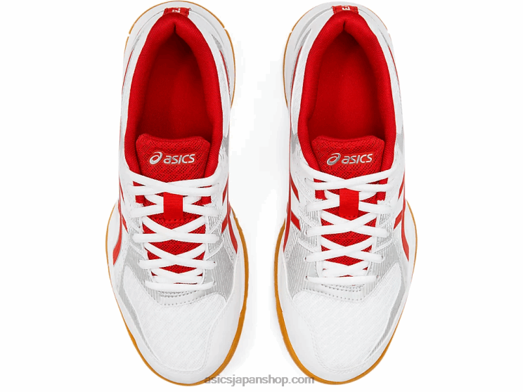 ゲルロケット9 L20V4202Asics ホワイト/クラシックレッド