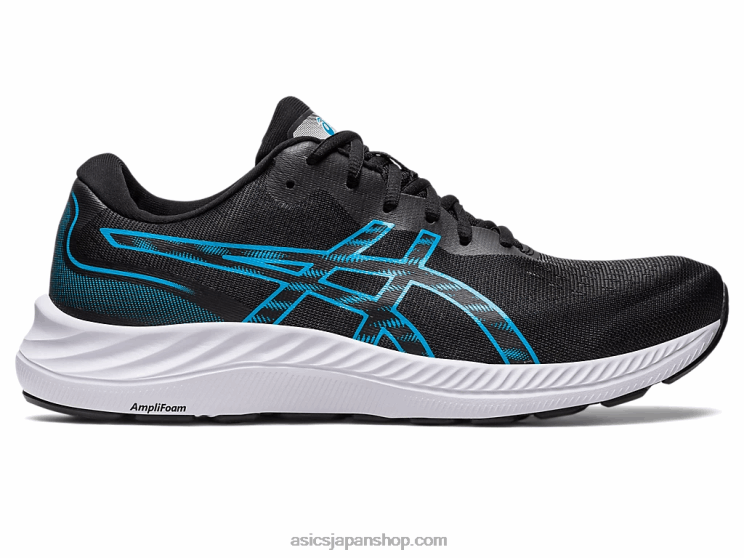 ゲルエキサイト9 L20V428Asics ブラック/アイランドブルー