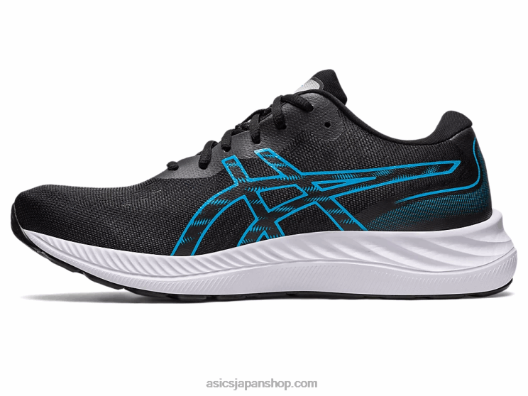 ゲルエキサイト9 L20V428Asics ブラック/アイランドブルー