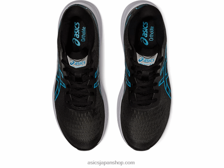 ゲルエキサイト9 L20V428Asics ブラック/アイランドブルー