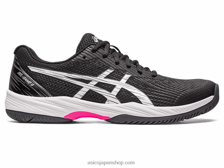 ゲルゲーム9 L20V452Asics ブラック/ホットピンク