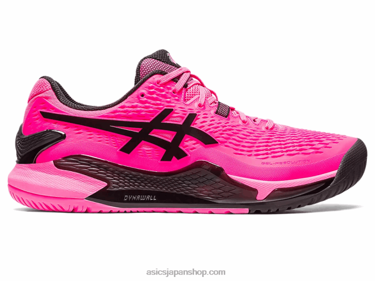 ゲル解像度 9 L20V45Asics ホットピンク/ブラック
