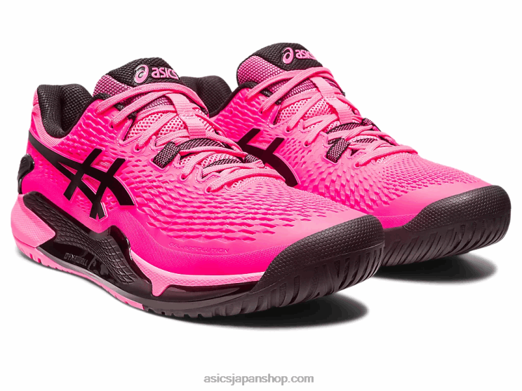 ゲル解像度 9 L20V45Asics ホットピンク/ブラック