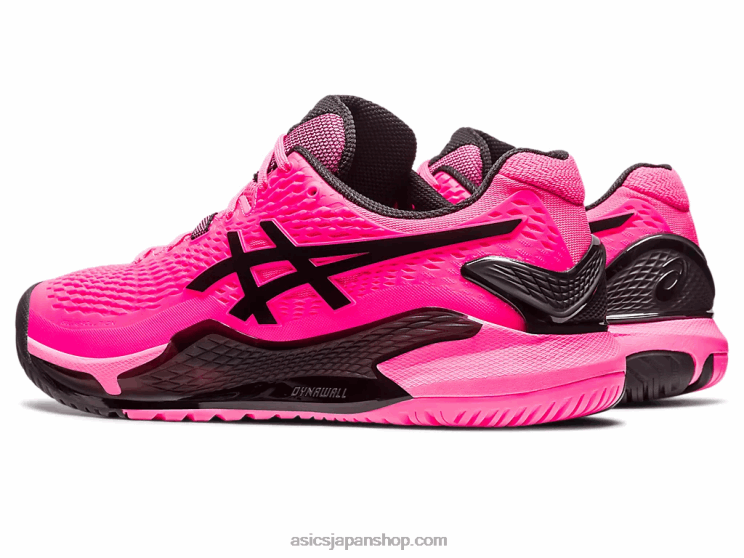 ゲル解像度 9 L20V45Asics ホットピンク/ブラック