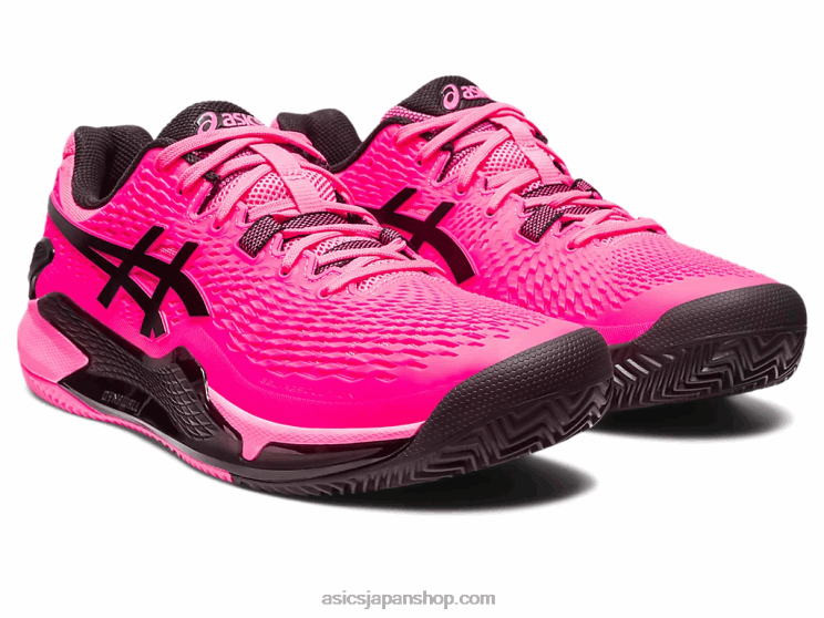 ゲル解像度 9 クレイ L20V49Asics ホットピンク/ブラック