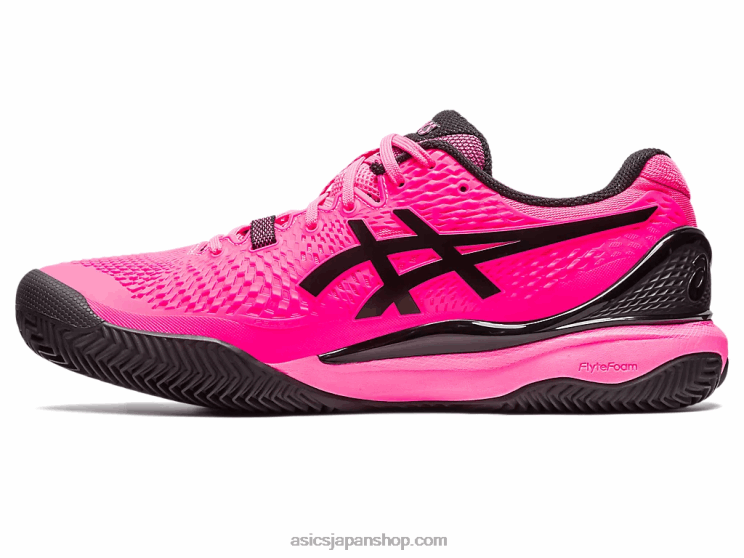 ゲル解像度 9 クレイ L20V49Asics ホットピンク/ブラック