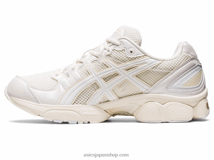ジェシカ・ゴンサルベスのゲル・ニンバス 9 L20V696Asics クリーム/ホワイト