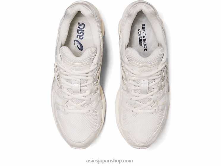 ジェシカ・ゴンサルベスのゲル・ニンバス 9 L20V696Asics クリーム/ホワイト