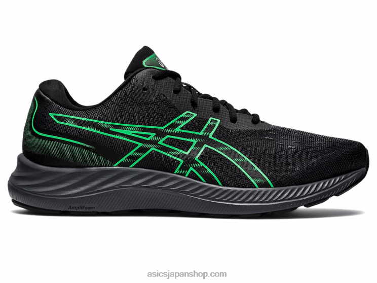 ゲルエキサイト9 L20V723Asics 黒/新葉