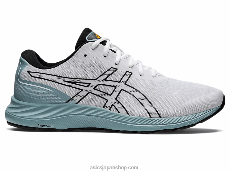 ゲルエキサイト9 L20V783Asics 白黒