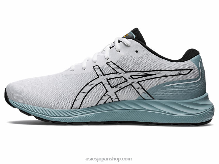 ゲルエキサイト9 L20V783Asics 白黒