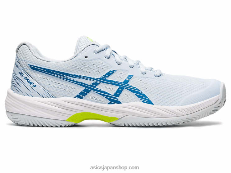 ゲルゲーム 9 クレー/OC L20V2560Asics スカイ/リボーンブルー