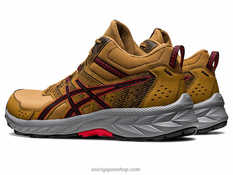 ジェルベンチャー 9mt L20V121Asics タン プレシディオ/エレクトリック レッド