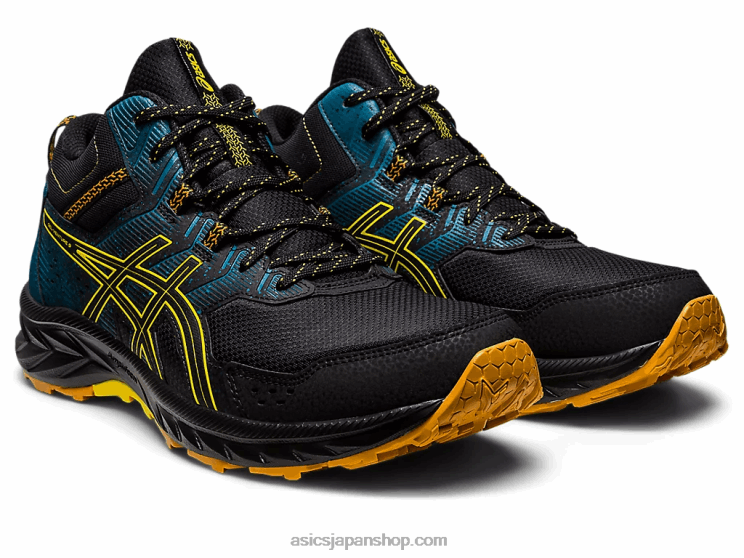 ジェルベンチャー 9mt L20V125Asics ブラック/ゴールデンイエロー