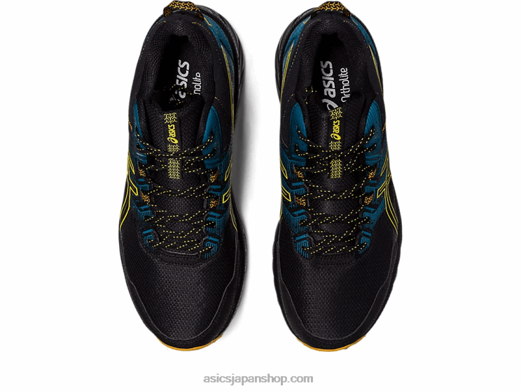 ジェルベンチャー 9mt L20V125Asics ブラック/ゴールデンイエロー