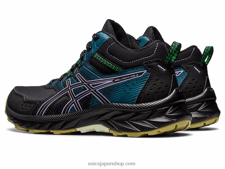 ジェルベンチャー 9mt L20V2224Asics ブラック/デジタルバイオレット