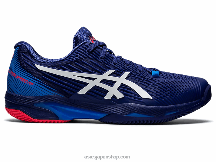 ソリューションスピードFF2クレイ L20V1156Asics ダイブブルー/ホワイト