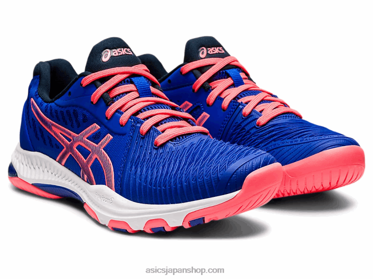 ネットバーナーバリスティックFF2 L20V2356Asics ラピスラズリブルー/ブレイジングコーラル