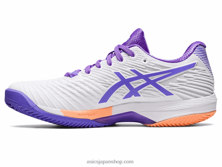ソリューションスピードFF2クレイ L20V2551Asics ホワイト/アメジスト