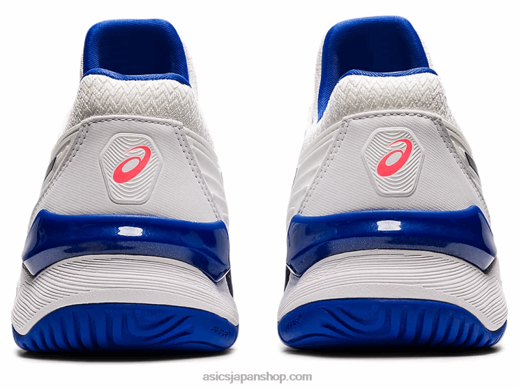 法廷FF2 L20V3902Asics ホワイト/ラピスラズリブルー