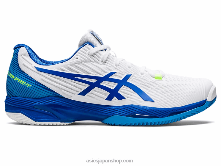 ソリューションスピードFF2クレイ L20V923Asics ホワイト/マグロブルー