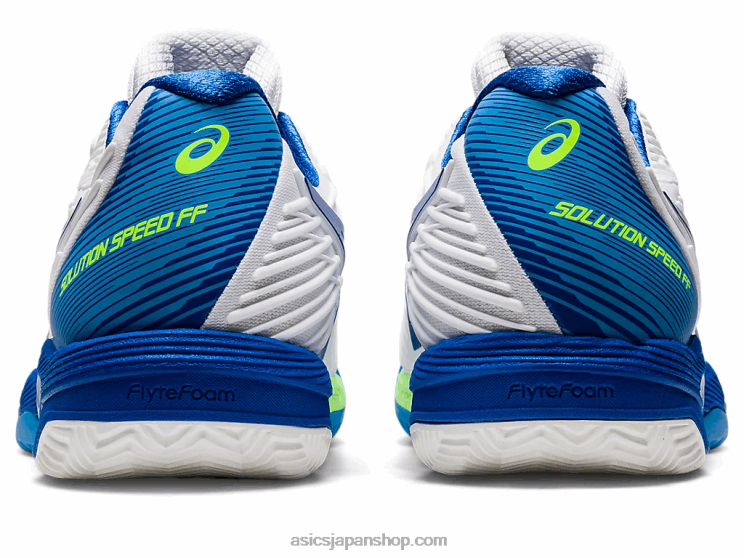 ソリューションスピードFF2クレイ L20V923Asics ホワイト/マグロブルー