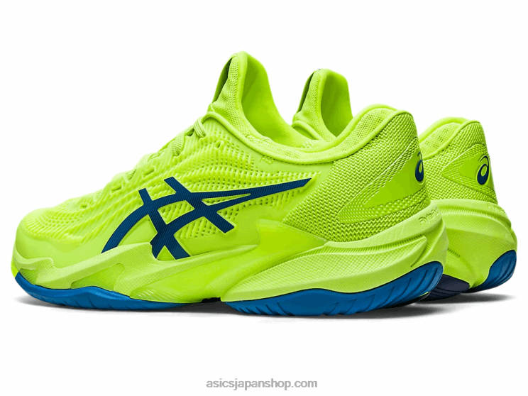 法廷FF3 L20V2177Asics ハザードグリーン/リボーンブルー
