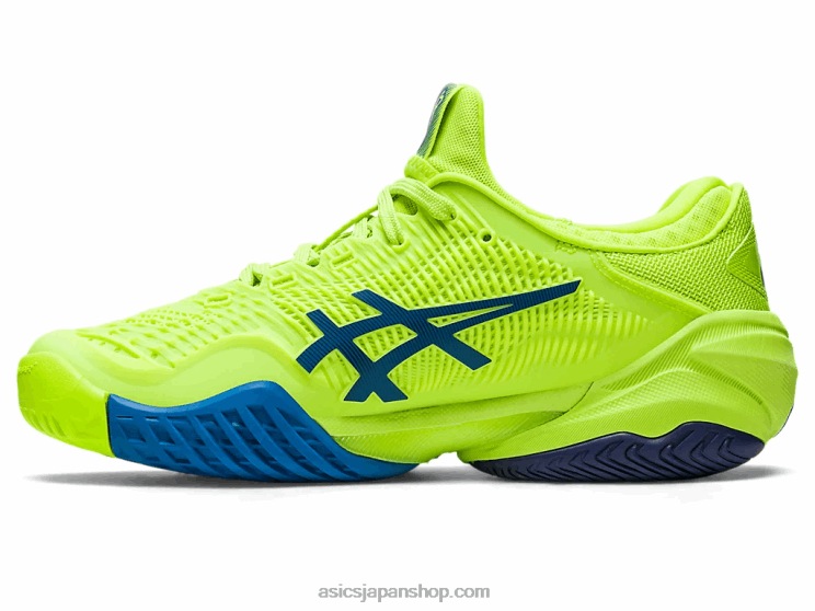 法廷FF3 L20V2177Asics ハザードグリーン/リボーンブルー