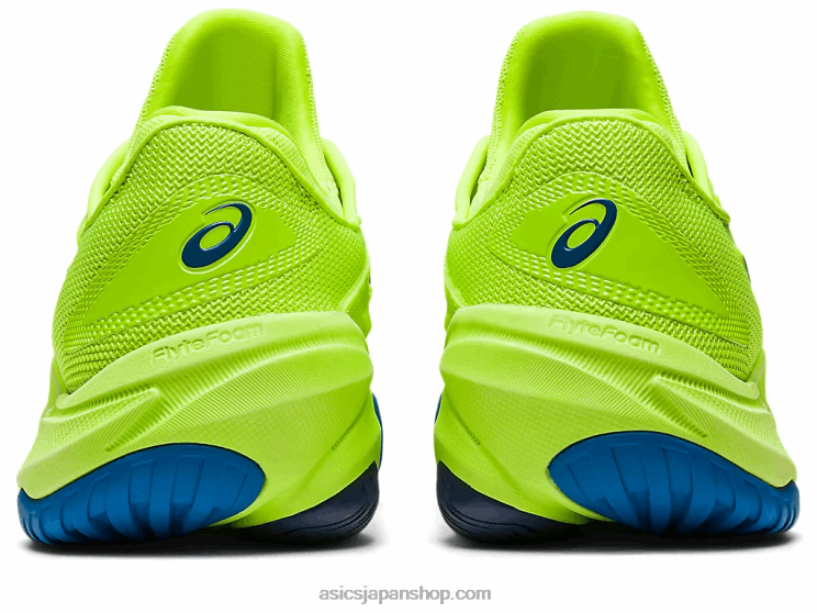 法廷FF3 L20V2177Asics ハザードグリーン/リボーンブルー